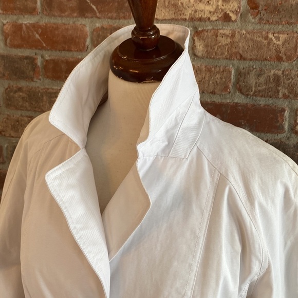 Giacca large white peacoat with silver buttons - Picture 6 of 12